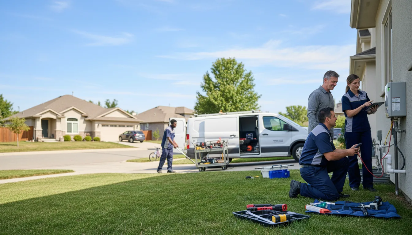 Tankless water heater service in Portia, AR
